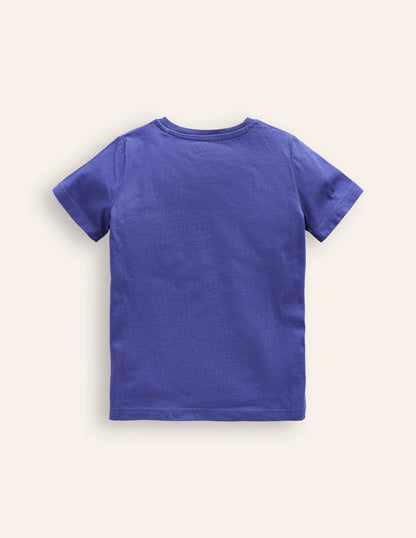 Appliqué Plane T-shirt-Blue Heron Aeroplane