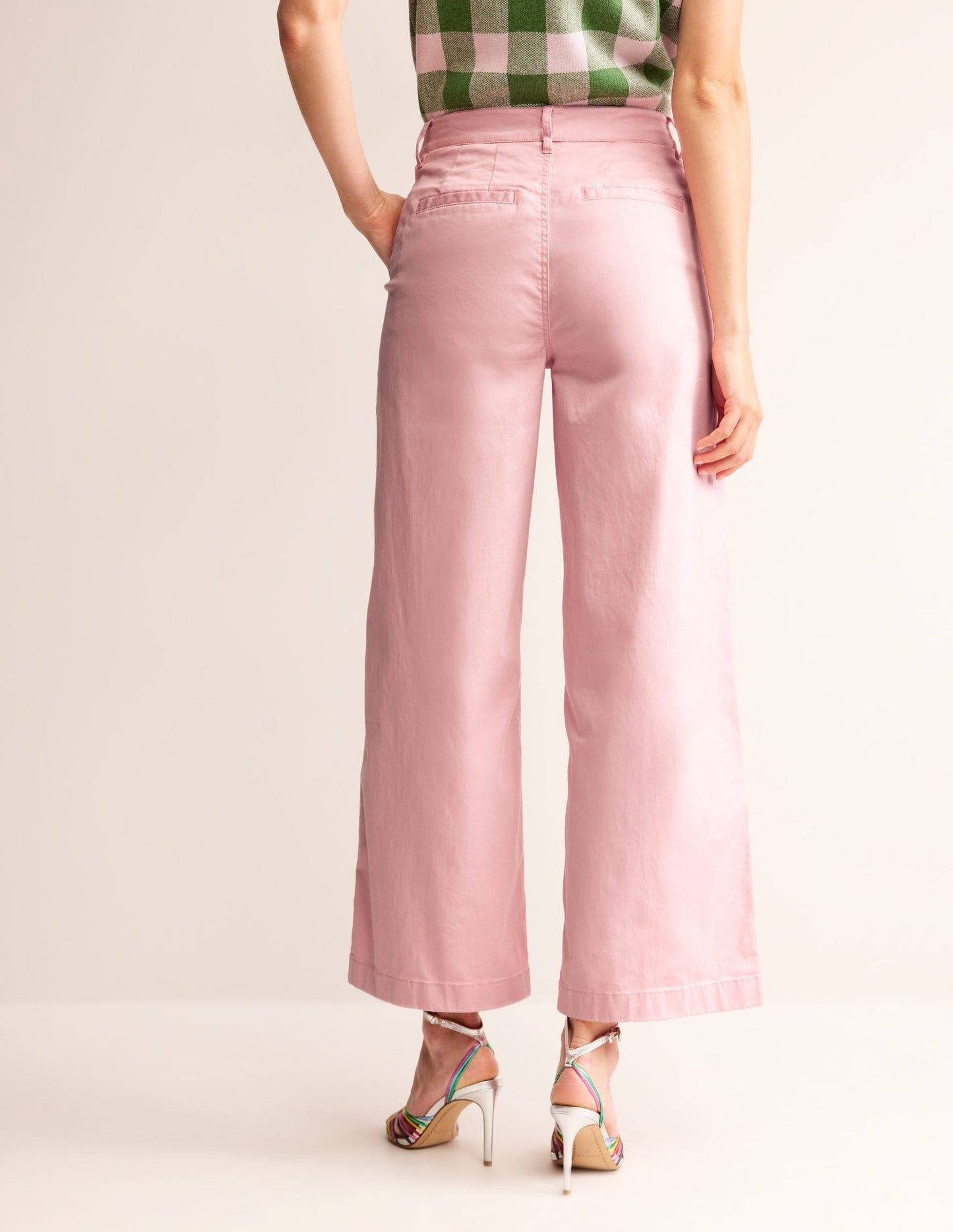 Barnsbury Crop Chino Pants-Blush