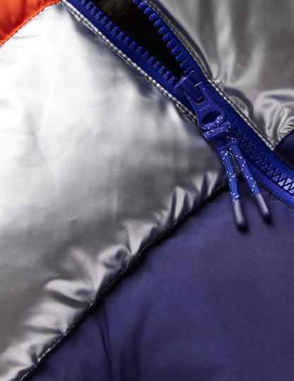 2-in-1 Padded Coat-Colour Block
