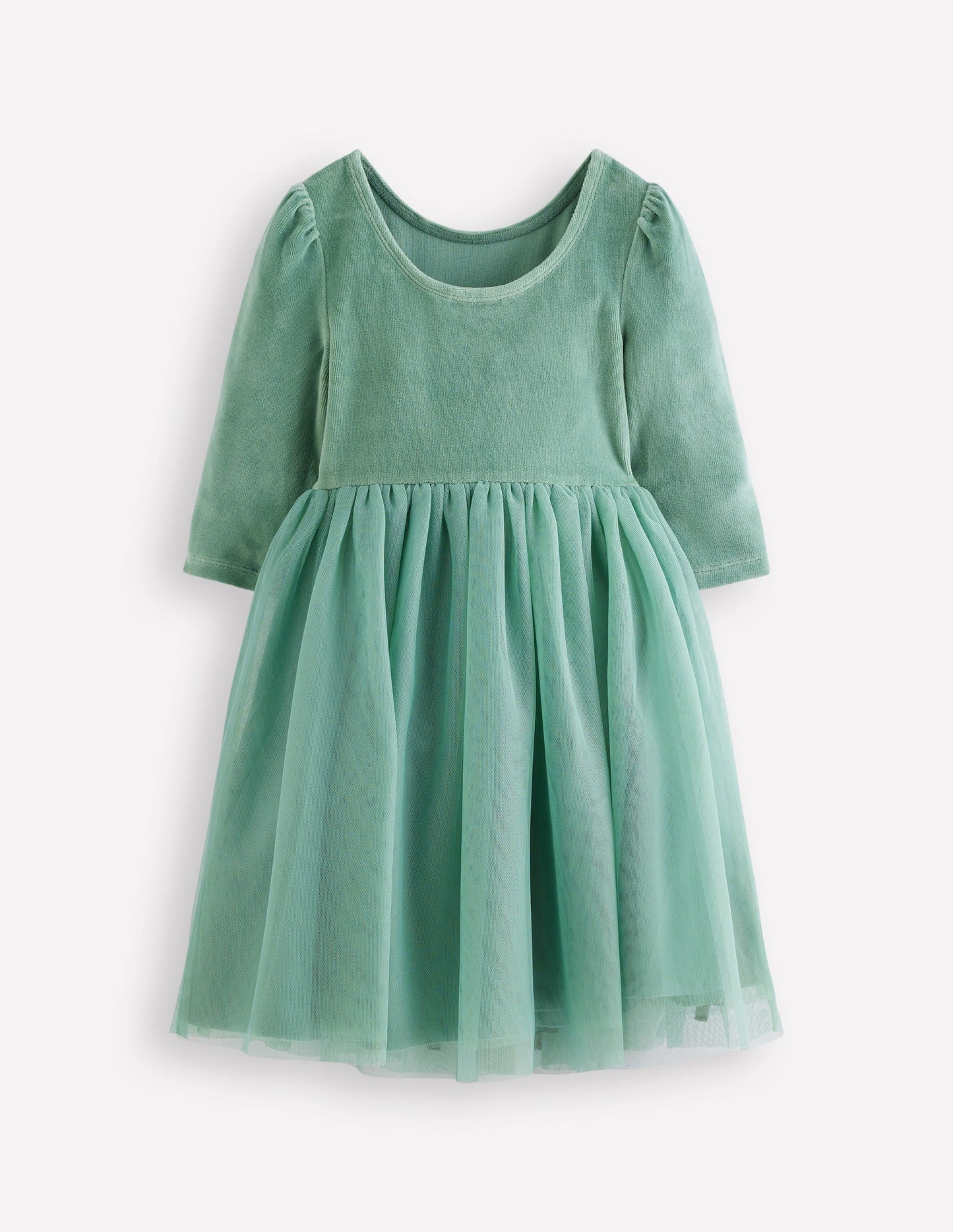 Aurora Appliqué Tulle Dress-Robin Motif