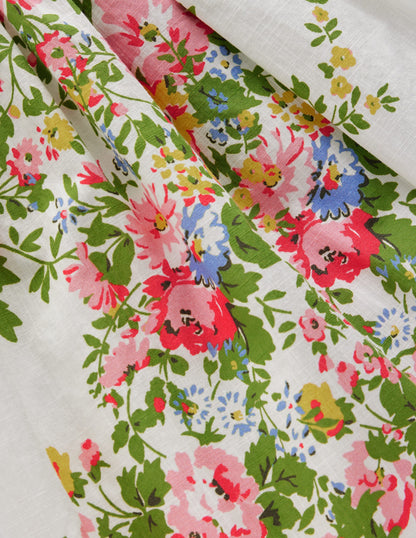 Annalisa Twirly Sundress-Soft Ivory Floral