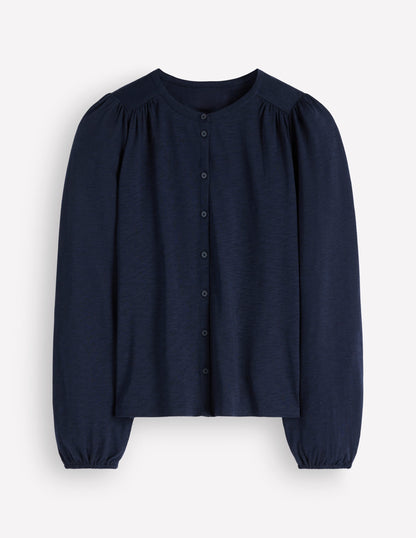 Ara Jersey Shirt-Navy