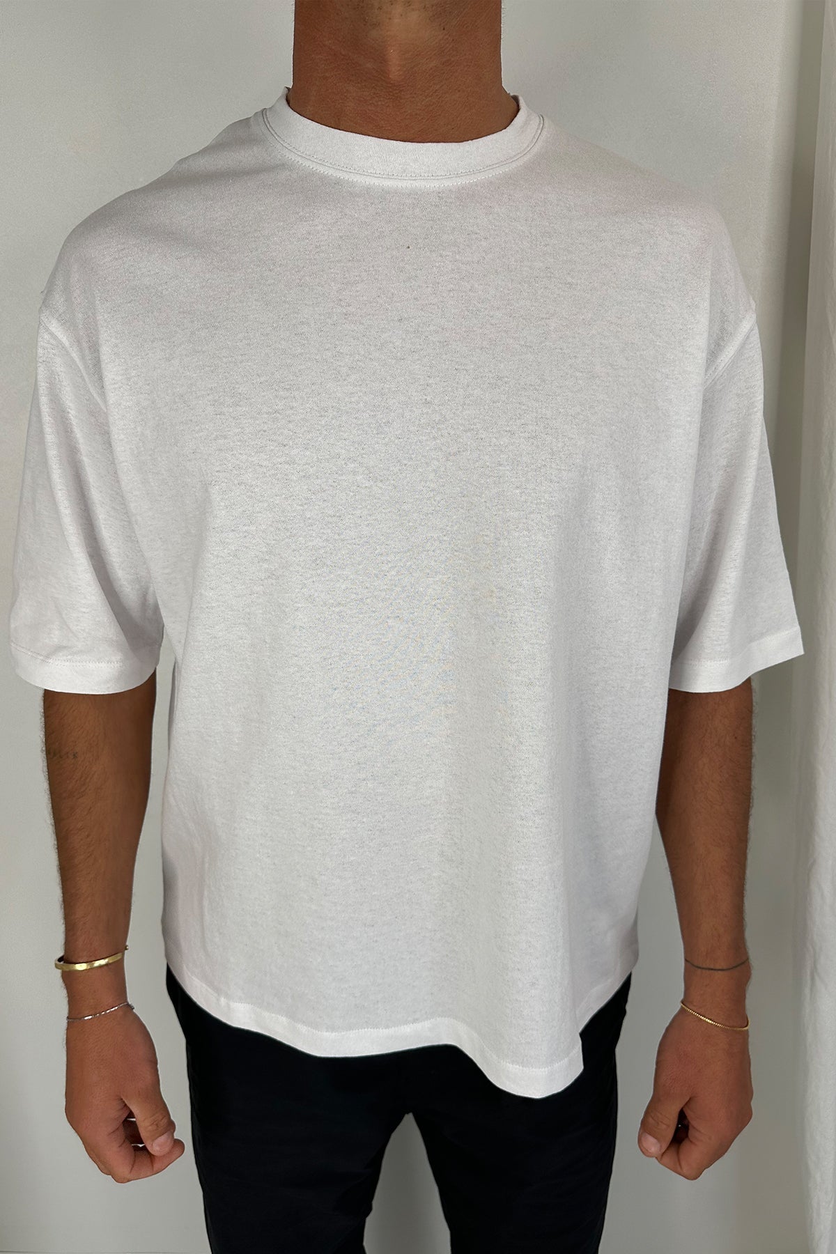 Jakey Soft Cotton Tee White - FINAL SALE