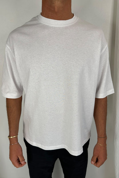 Jakey Soft Cotton Tee White - FINAL SALE
