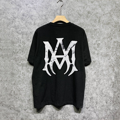 Amiri t shirts spider printing short sleeve