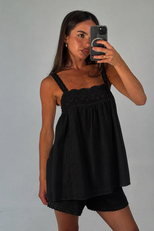 Alora Lace Set Black