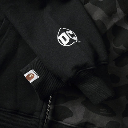 Bathing Ape Hoodie Camo Batman Zip Fleece Hooded Cardigan Shark Head Sweater Jacket