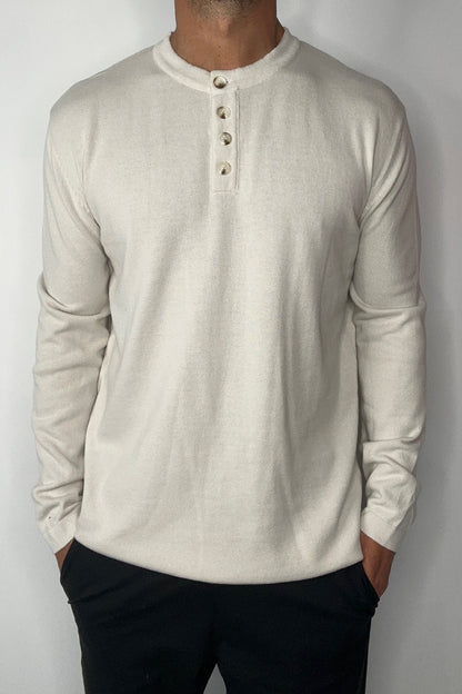 Jackson Fitted Henley Dove