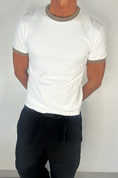 Charlie Ringer Tee Mocha