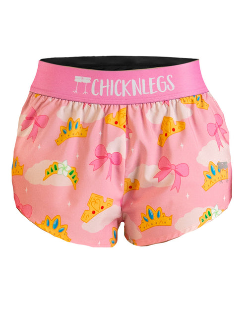 Women's Princess Tiara 1.5" Split Shorts