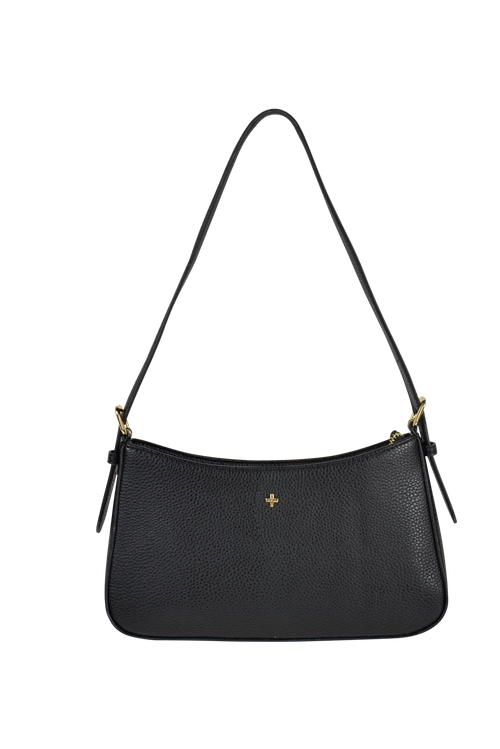 Lilu Shoulder Bag Black Pebble