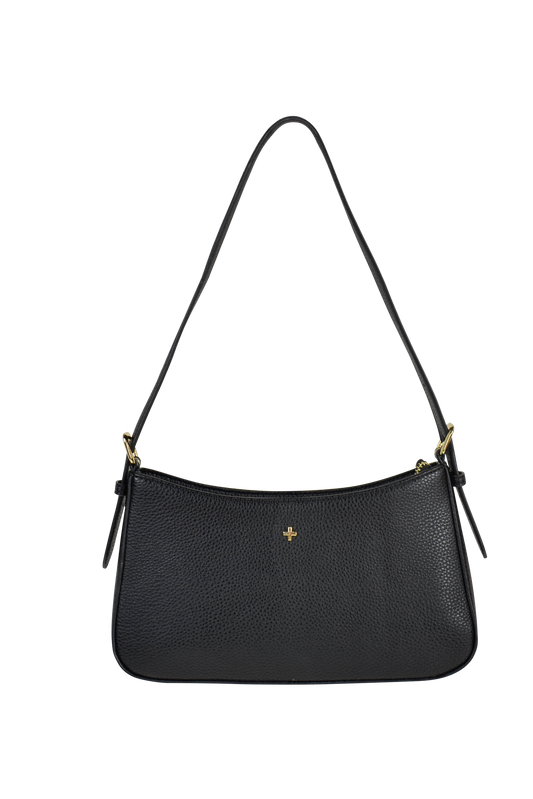 Lilu Shoulder Bag Black Pebble