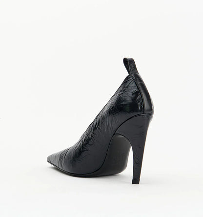 Alias Mae Floyd Black Crinkle Leather