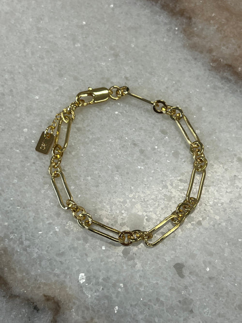 Berlin Chain Bracelet 18K Gold Plated