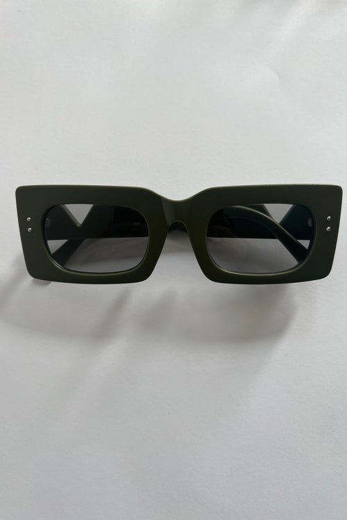 Joan Oversized Sunglasses Green