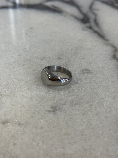 Dome Signet Ring Silver