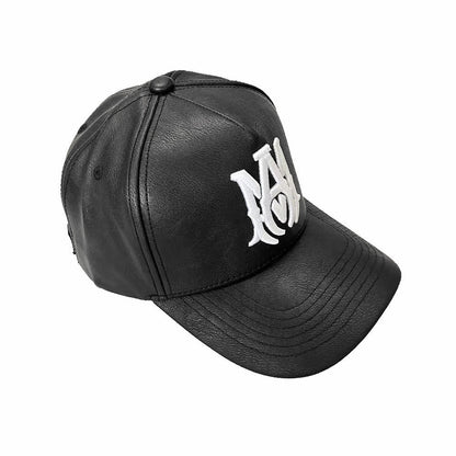 Amiri hat embroidery leather
