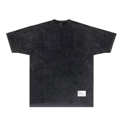 Amiri T-Shirt Distressed Retro Short Sleeve T-shirt