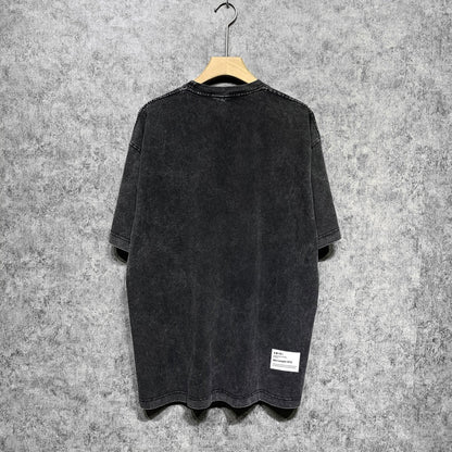 Amiri T-Shirt Distressed Retro Short Sleeve T-shirt