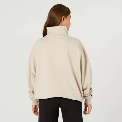 Quarter-Zip Relaxed Sweater