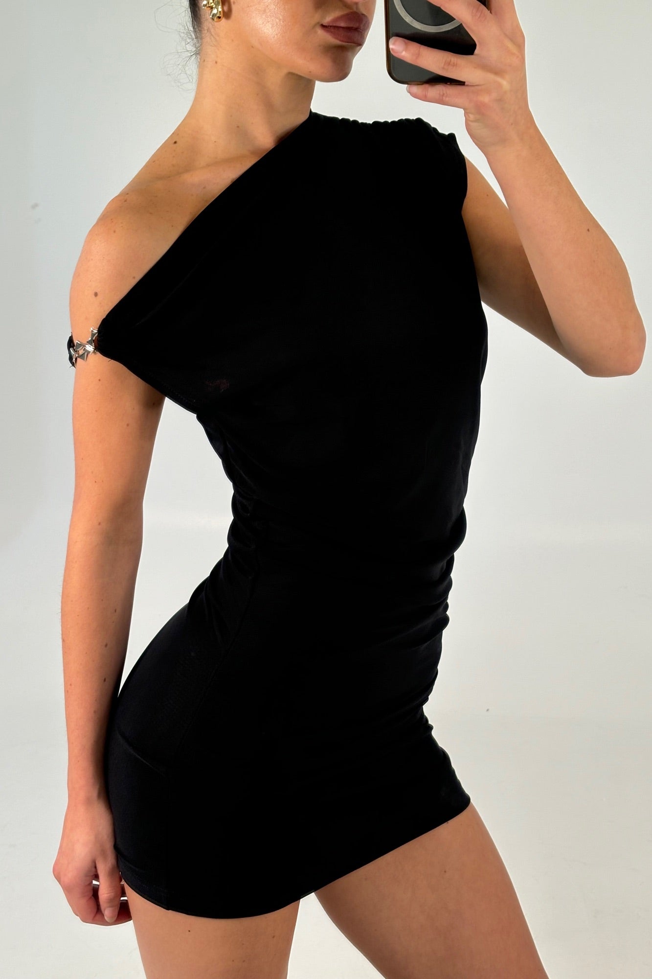 Caroline Mini Dress Black - FINAL SALE