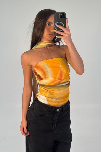 Franca Top Yellow - FINAL SALE