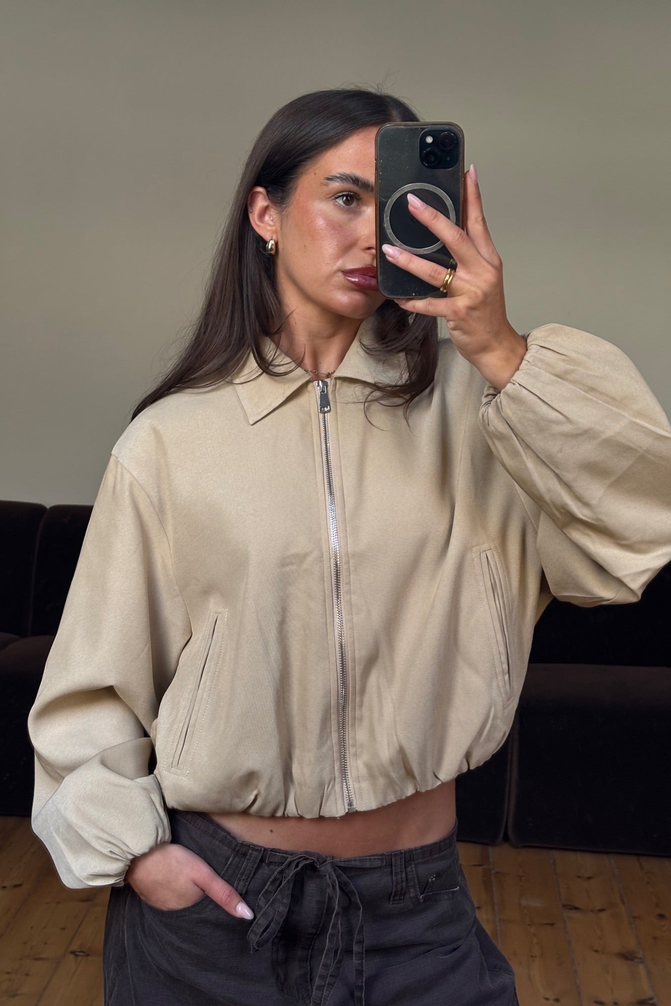 Alix Bomber Camel