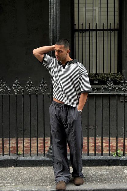 Luke Baggy Pant Slate