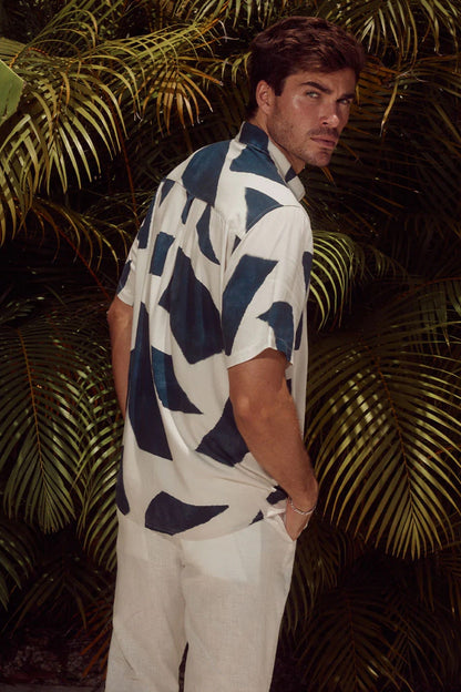Lazure Shirt Navy Stone
