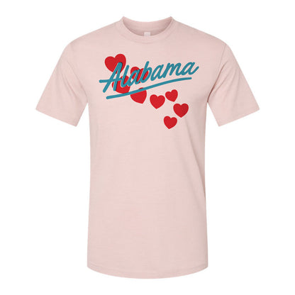 "Alabama Hearts" Unisex T-Shirt