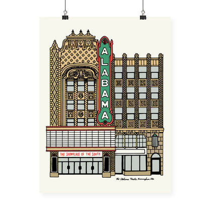 "Alabama Theatre" Neighborhood Series Print