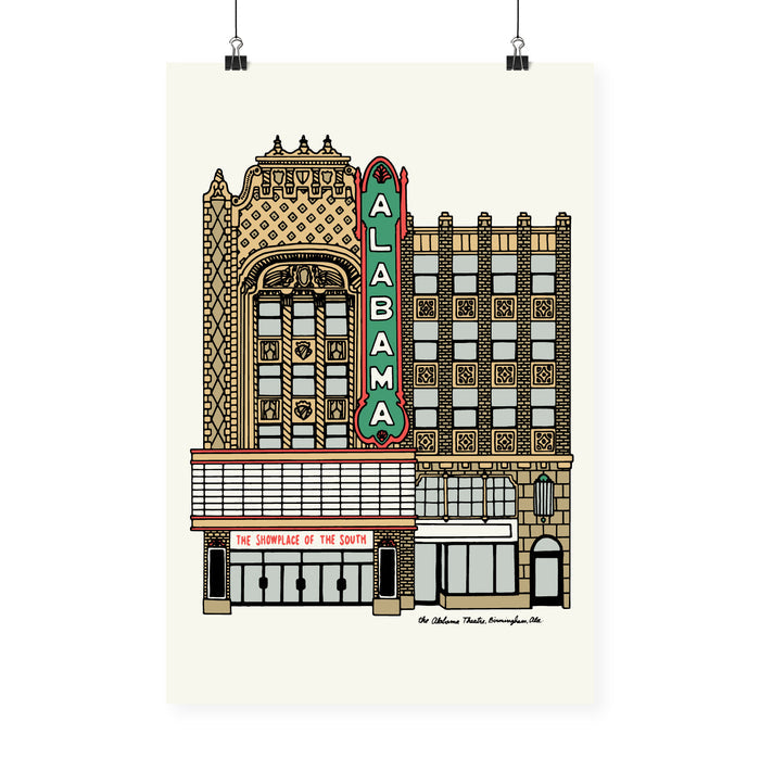 "Alabama Theatre" Neighborhood Series Print