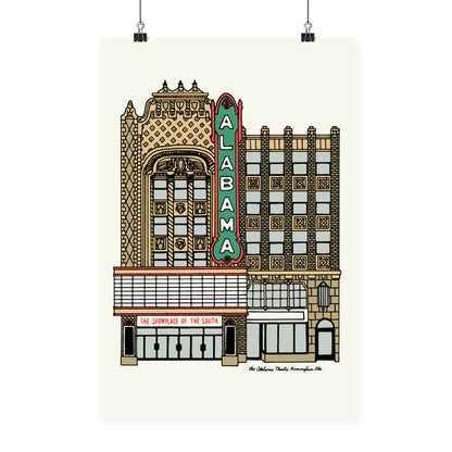 "Alabama Theatre" Neighborhood Series Print