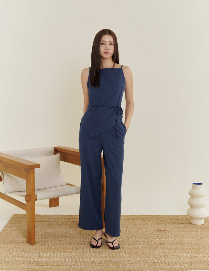 Alexandra Tailored Pants in Navy
