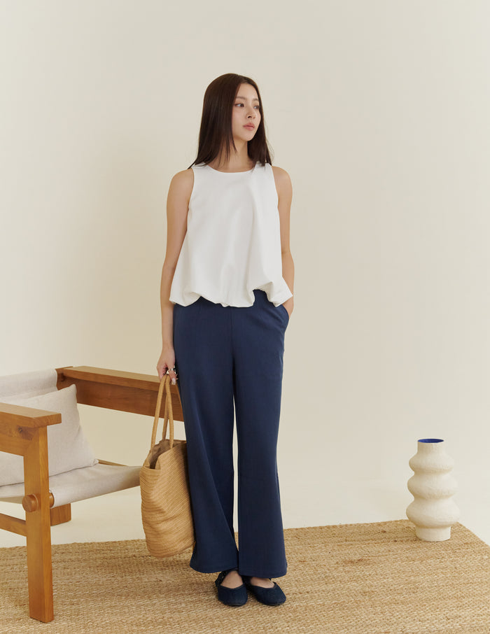 Alexandra Tailored Pants in Navy