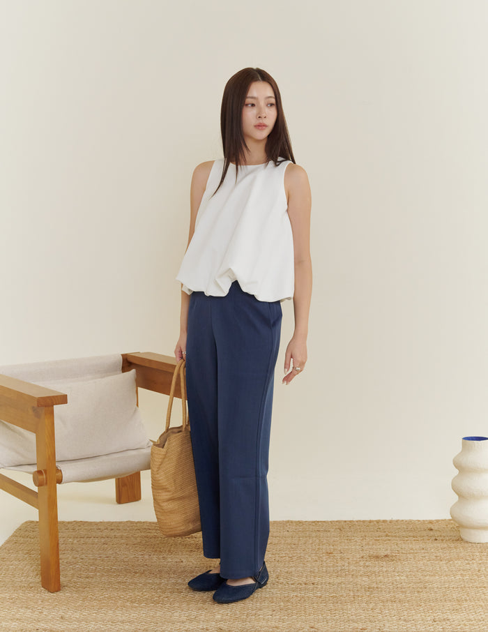 Alexandra Tailored Pants in Navy
