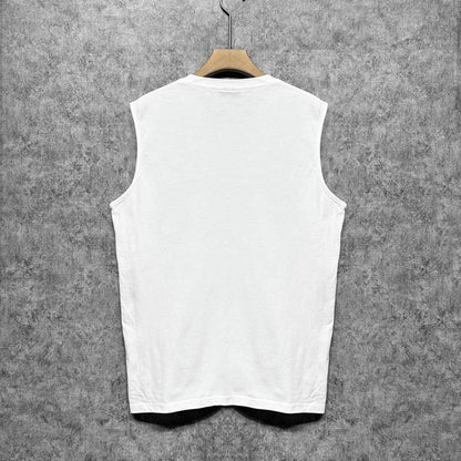 Amiri tank top letter cross printing
