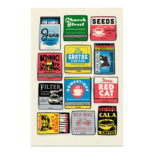Bham Matchbook Series - Volume 6 Coffee Houses