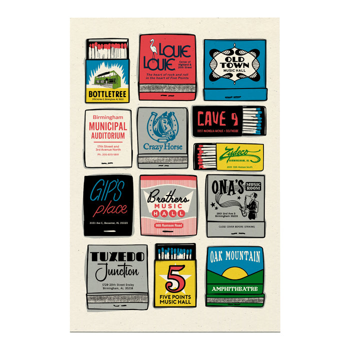 Bham Matchbook Series - Volume 9 Relic Venues