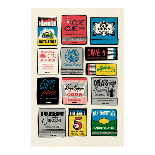 Bham Matchbook Series - Volume 9 Relic Venues