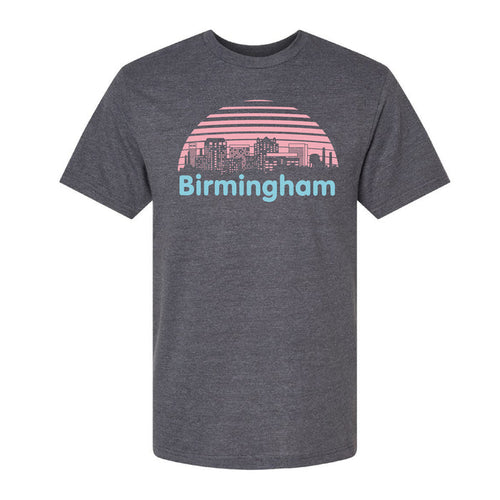 "Birmingham Skyline" Charcoal T-Shirt