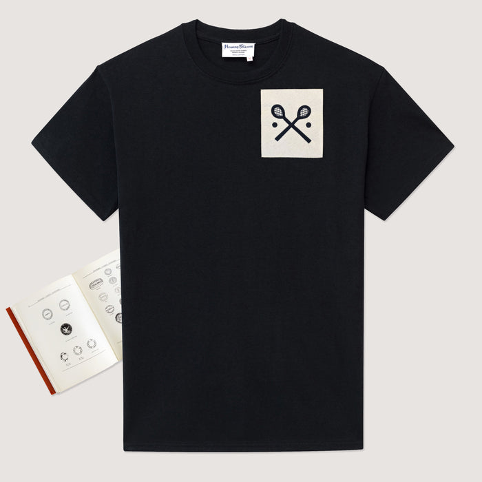 Black Racquets Short Sleeve Tee