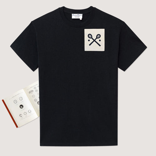 Black Racquets Short Sleeve Tee