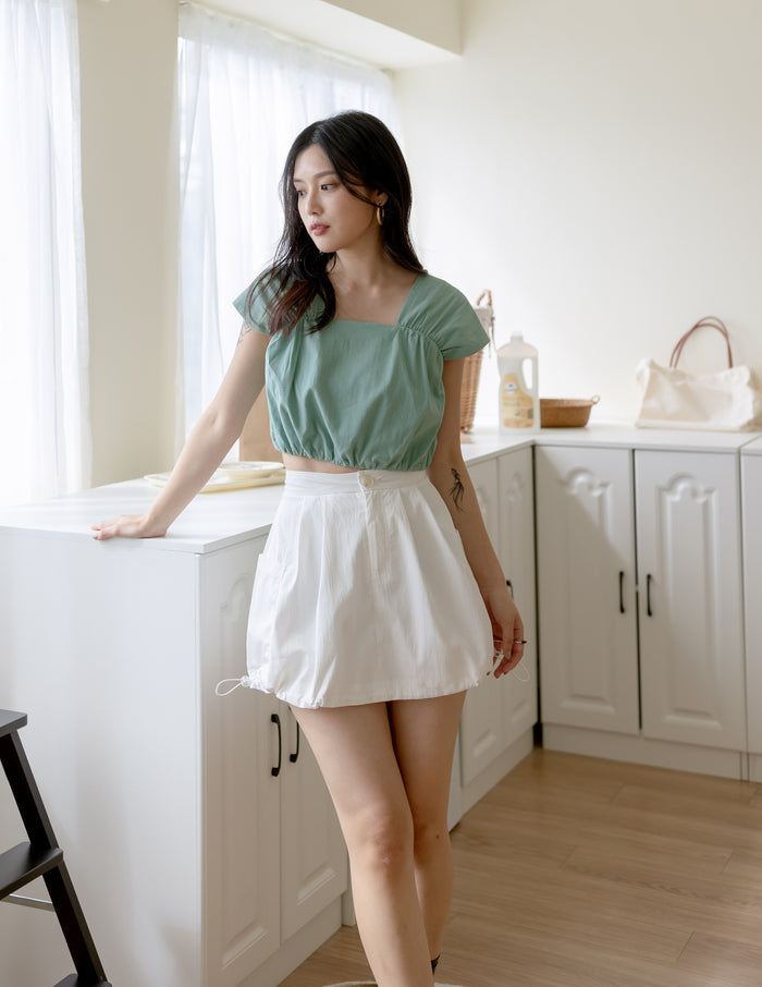 Brenda Mini Skirt in White