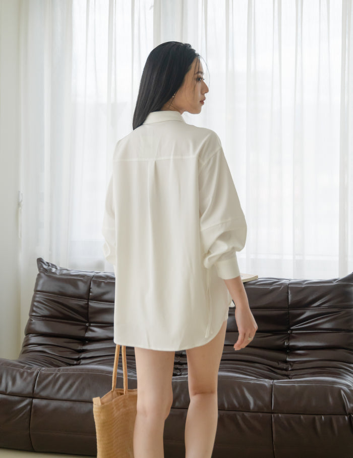 Charlie Oversized Shirt in White