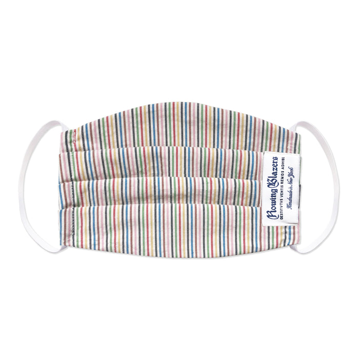 Croquet Seersucker Face Mask