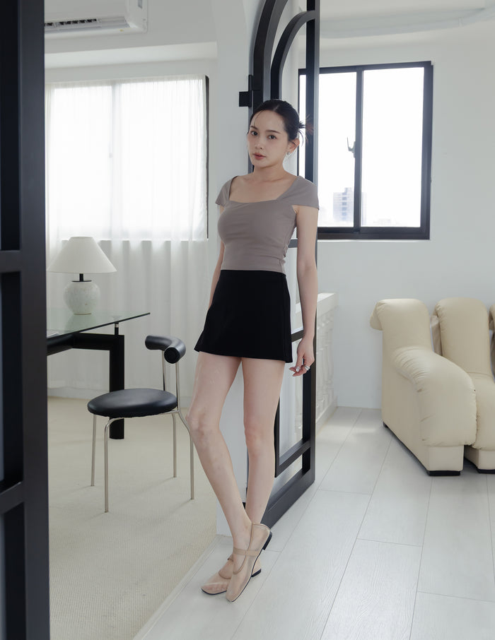Dani Mini Skorts in Black