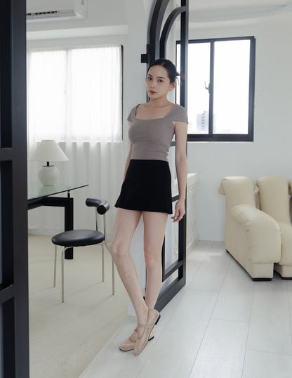 Dani Mini Skorts in Black