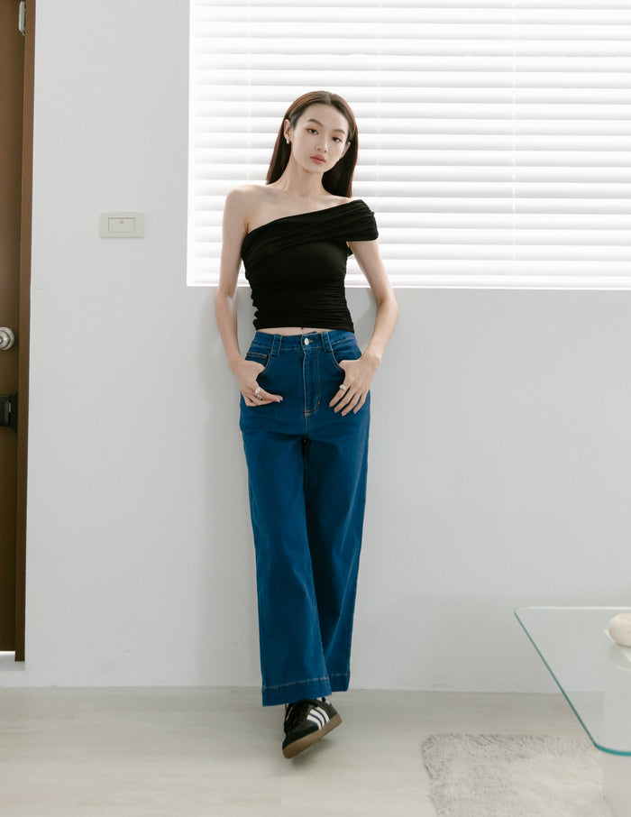 Danica Multi Way Off Shoulder Top in Black