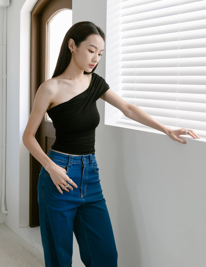 Danica Multi Way Off Shoulder Top in Black